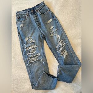 Ksubi Distressed Blue Jeans